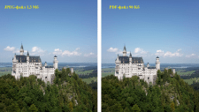 JPEG-файл великого розміру у PDF-файл малого