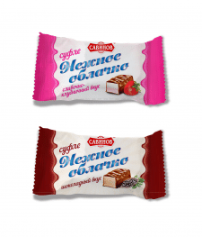 Упаковка линейки конфет суфле