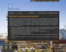 Сайт компании Viapetro