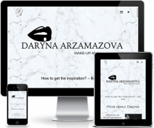 Создание сайта портфолио для стилиста визажиста