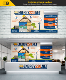 Инфографика для компании Energy220.net