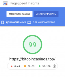 Ускорение сайта https://bitcoincasinos.top/