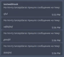 Яндекс.Почта: уведомления в телеграм