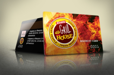 Дизайн дисконтных карт Grill House