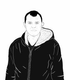 Линейная графика Портрет