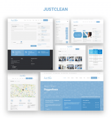 Corporate Website "JustClean"