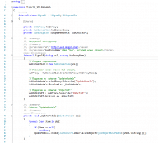 WebSocket на SignalR