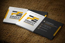 Разработка визитки "PROFIT ENGINEERING"