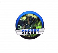Логотип для ""Sheggy" в стиле Dota 2