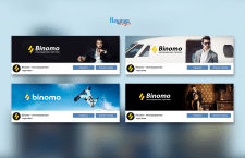 Создание обложек для ВКонтакте Binomo