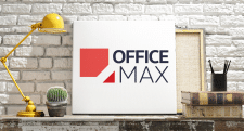 Логотип канцелярской компании «OfficeMax»