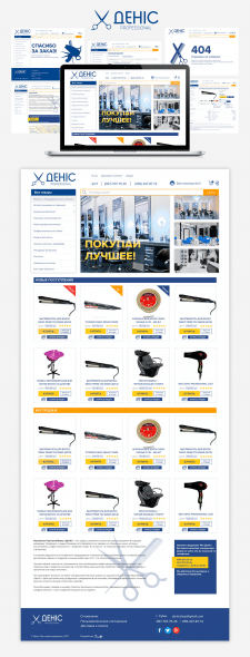Сайт «Denic Professional»
