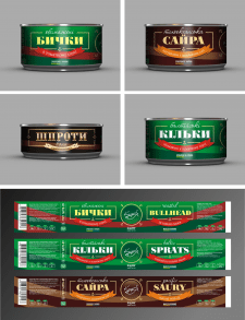 Этикетка для консервов