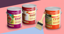 Этикетка для эмалей и грунтовки, ТМ «ColorJoy»
