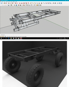 Модель в SketchUp