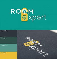 Логотип и подбор цветов для сайта Room Expert