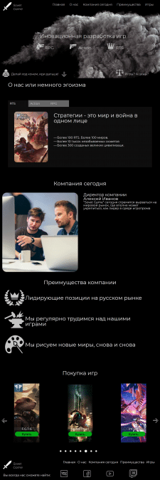 Сайт игр