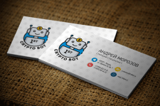 Разработка визитки для компании "1St Crypto Bot"