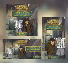 Баннер для Facebook. Игра 100 doors classic