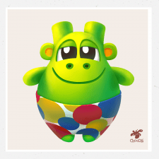 Кусаник. Мягкая игрушка и 2d-персонаж